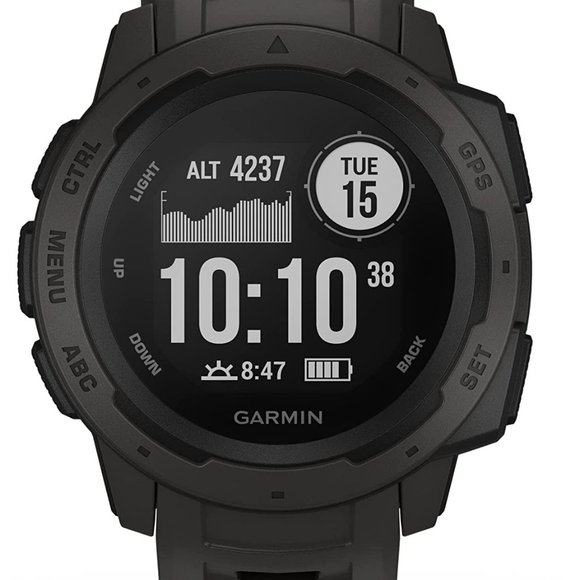 garmin Other - Garmin Instinct, Rugged Outdoor Watch with GPS, Heart Rate Monitoring and 3-Axis
